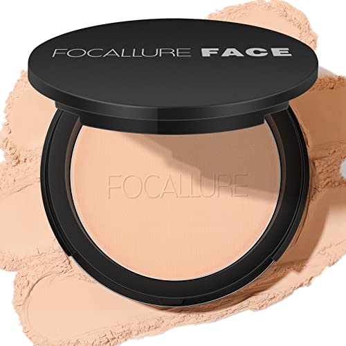 FOCALLURE Flawless Pressed Powder, Control Shine & Smooth Teint, Pressed Setting Powder Foundation Make-up, Portable Face Powder Compact, Long Lasting Matte Finish, Natural FOCALLURE Flawless Pressed Powder, Control Shine & Smooth Teint, Pressed Setting Powder Foundation Make-up, Portable Face Powder Compact, Long Lasting Matte Finish, Natural von Focallure