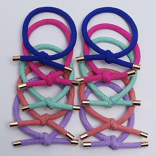 Haarschmuck Haargummis Haarspangen 10 Stück Elastische Haargummis Für Damen, Gummibänder, Hochwertige Mädchen-Haargummis, Stirnbänder, Haar-Accessoires, Haargel/Krawatten, Newmix10 Stück von Focisa