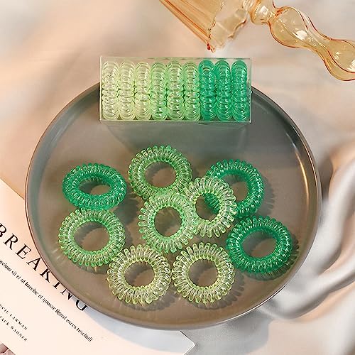 Haarschmuck Haargummis Haarspangen 9 Stück Gummi-Haarbänder Für Frauen, Haar-Accessoires, Mädchen-Telefonkabel, Spiral-Haargummis, Gummi, Niedliche Elastische Haarringe, Band 05 von Focisa