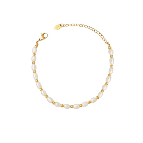 Halskette Ketten Schmuck Herren Frauen Anhänger Necklace Exquisite Perlenperle Armband Halskette Damen Perlenkette Schmuck Dyb121 von Focisa