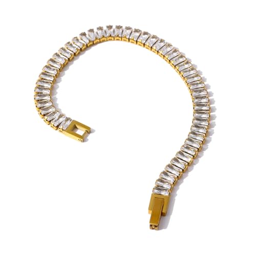 Halskette Ketten Schmuck Herren Frauen Anhänger Necklace Exquisites Funkelndes Choker-Halsketten-Zubehör Yh1034A-Armband von Focisa