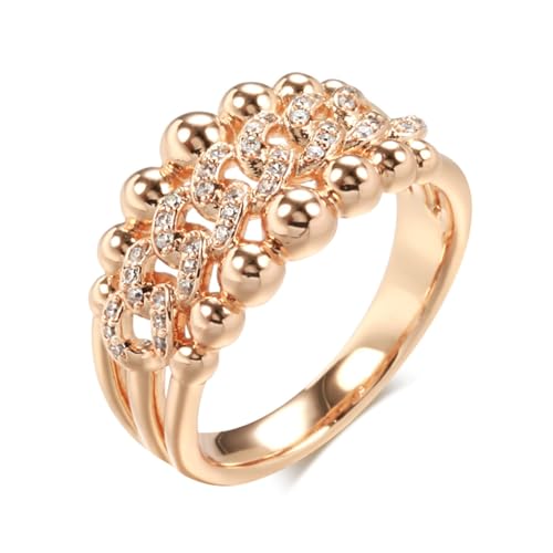 Ring Ringe Damen Bijouterie Herren Großer Ring Frauen Mode Kugelring Moderne Hochzeitsfeier Täglicher Schmuck 10 Weiß von Focisa