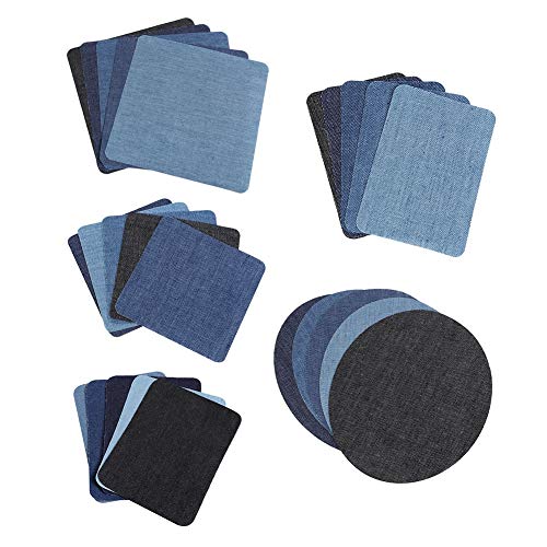 Focket 25pcs Denim -Stoffflecken Zum Nähen Dekoration Jeans T -Shirts Hüte Jeans Patch für die Reparatur von Kleidung Focket 25pcs Denim -Stoffflecken Zum Nähen Dekoration Jeans T -Shirts Hüte Jeans Patch für die Reparatur von Kleidung von Focket