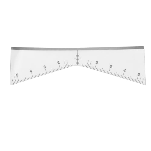 Augenbrauen Lineal, 100 Stück Einweg Augenbrauen Lineal Aufkleber, V förmiges selbstklebendes Augenbrauen Microblading Lineal als Make up Tool, Augenbrauen Schablonen Set für von Fockety
