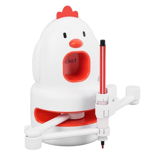 Zeichenroboter für Kinder, Lernroboter Set mit 130 Zeichenkarten für den Unterricht, 12 Zeichenstifte, automatische Malerei Interaktive Zeichenroboter für Mädchen von Fockety
