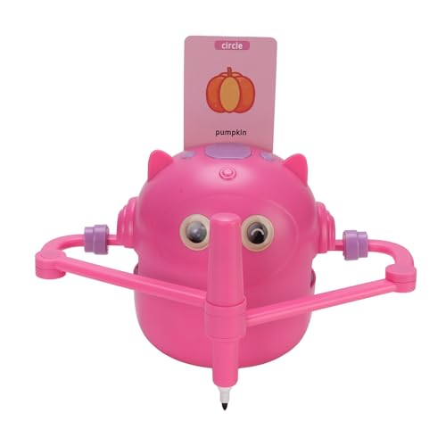 Zeichenroboter für Kinder, Lernroboter mit 100 Zeichenkarten, 2 Zeichenstiften, automatischem Malen und interaktivem Zeichenroboter als für Mädchen und Jungen von Fockety
