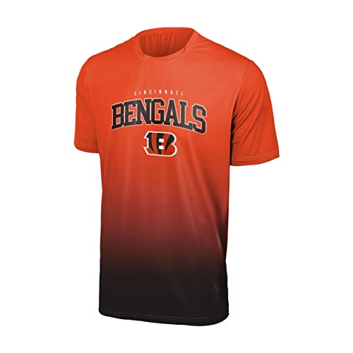 FOCO Cincinnati Bengals NFL Gradient Mesh Jersey Short Sleeve Herren T-Shirt - L von Foco