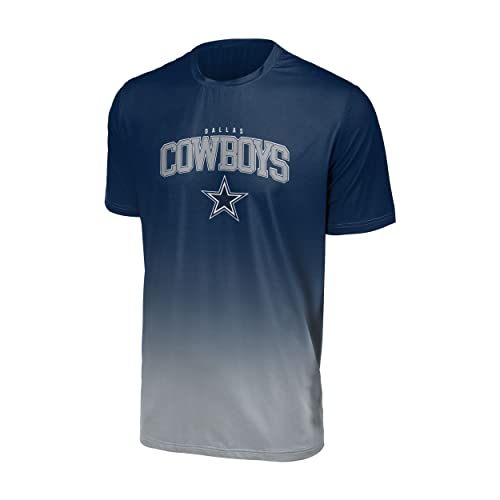 FOCO Dallas Cowboys NFL Gradient Mesh Jersey Short Sleeve Herren T-Shirt - XXL von Foco