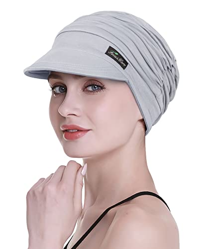 FocusCare Stilvolle Chemo-Zeitungsjunge Kappe für Haar-Verlust-Frauen-Krebs Beanie von FocusCare