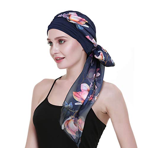 FocusCare weibliche Kopfbedeckung für die Chemo alopezie Damen turbantes schals caps kopfhaut Headcover schlafen hüte von FocusCare