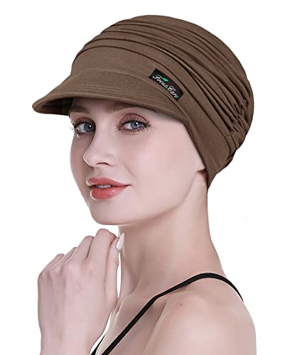 Leichte Newsboy Headwear für Chemo Frauen Bambus Viskose Kopf Abdeckung von FocusCare