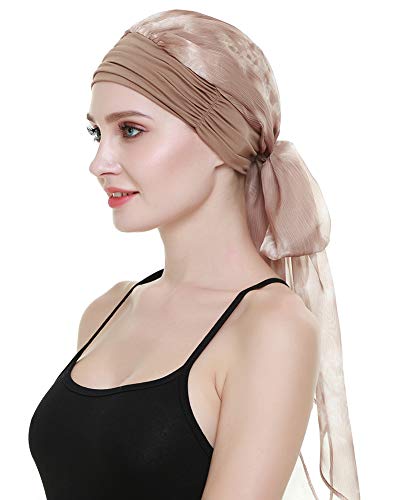 Frauen Chemo Turban Hüte Beanie Schal Kopfbedeckung für Krebspatienten von FocusCare