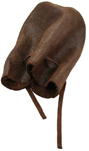 Förster-Fellnest Lederbeutel | Tabakbeutel | Würfelbeutel | Geldbeutel - schlicht und eindrucksvoll - Antikleder braun von Förster-Fellnest