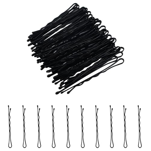 Haarnadeln, Haarklammern, schwarze Haarnadeln, Haarstyling-Clips für Damen, 50 Stück Haarnadeln, Haarklammern, schwarze Haarnadeln, Haarstyling-Clips für Damen, 50 Stück von Fofuyim
