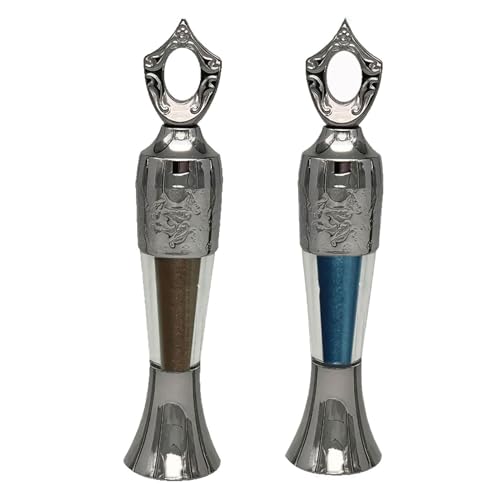 Pulver Eyeliner, natürlicher Eyeliner in Puderform, wasserfestes & wischfestes Liner-Puder, tragbarer Eyeliner-Stift für Damen, Augen-Make-up-Werkzeug für Mädchen (Braun+Blau) von Fogcroll