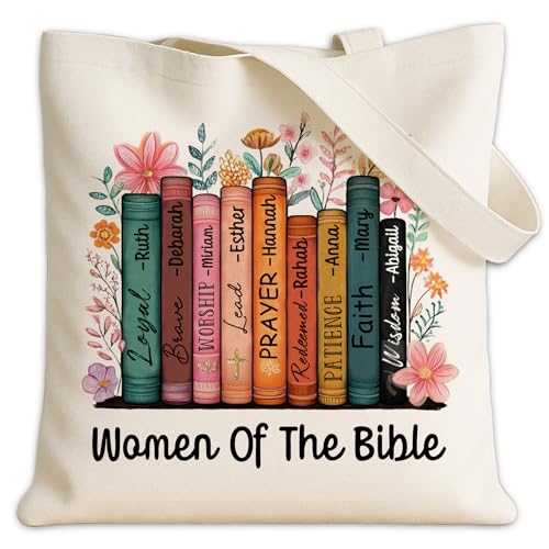 Christliche Canvas-Tragetasche für Damen, christliche Tragetasche für Einkäufe und Lebensmittel Christliche Canvas-Tragetasche für Damen, christliche Tragetasche für Einkäufe und Lebensmittel von Foggolight