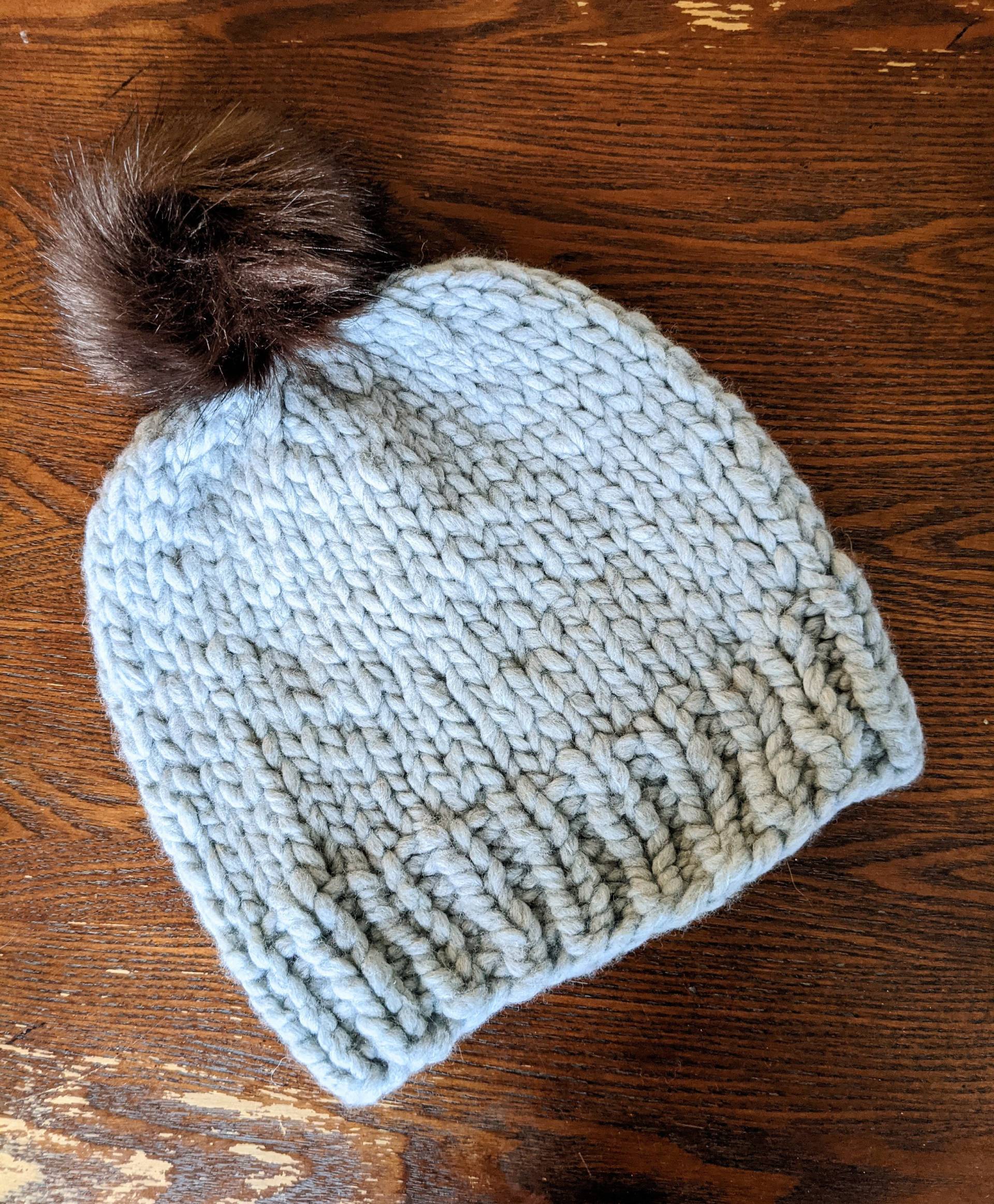 Rts - Erwachsene Größe Handgestrickte Luxus Wolle Yak Beanie Mütze Medium von FoggyMorningKnits