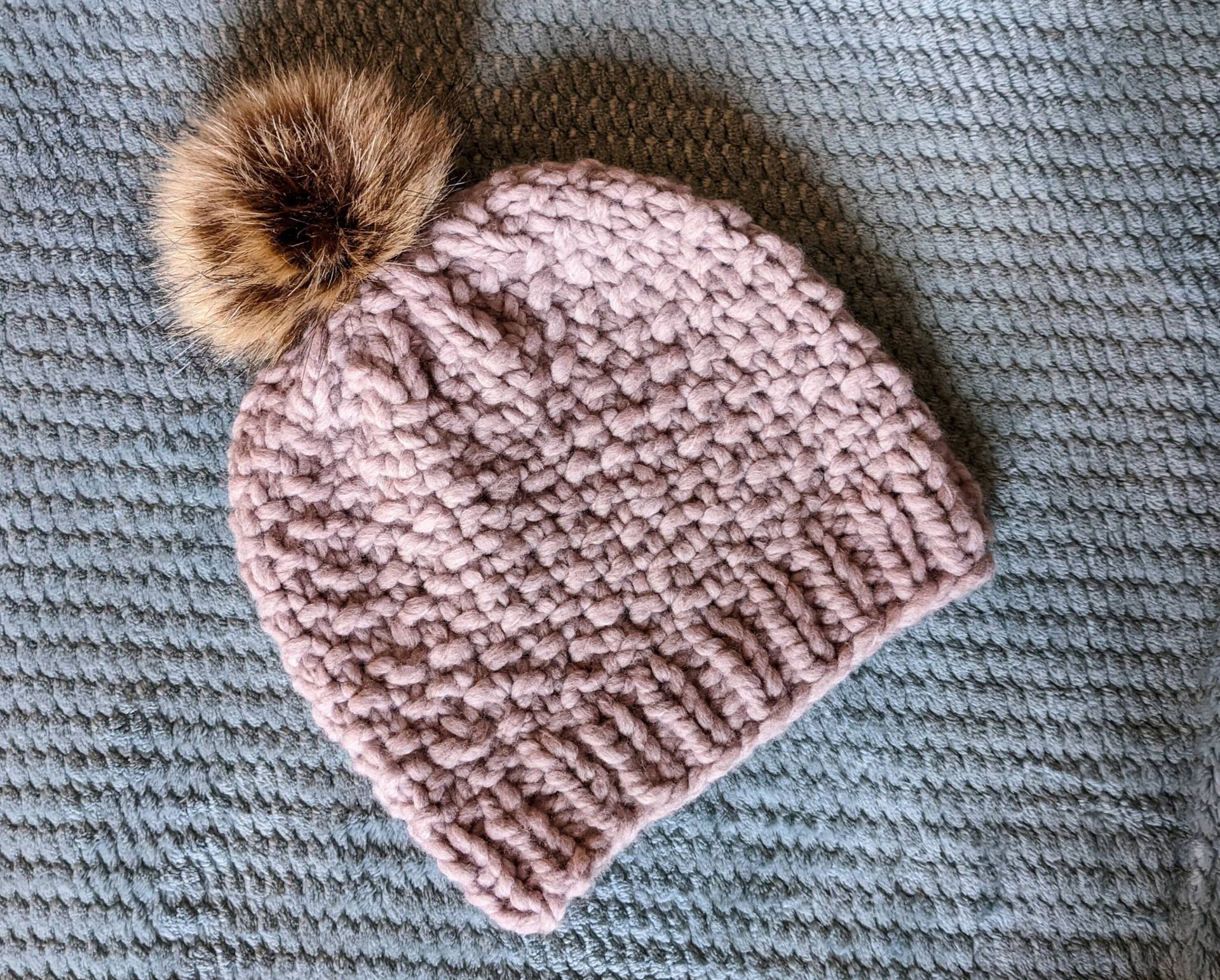 Rts - Erwachsene Größe Handgestrickte Luxus Wolle Yak Beanie Mütze Medium von FoggyMorningKnits