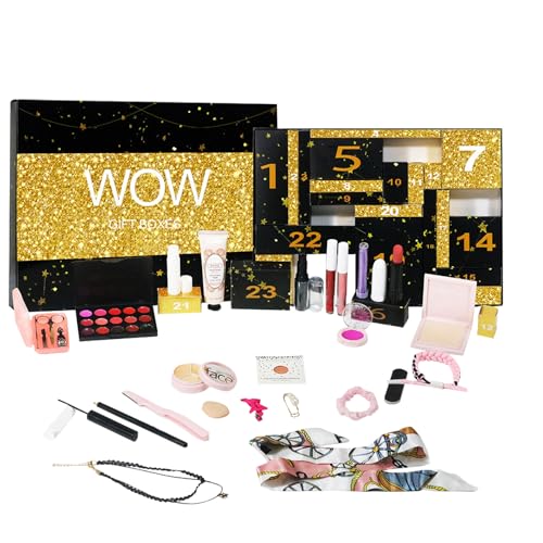 Beauty A-Dvent-Kalender 2025-24-Tage-Schönheitsgeschenk Für Frauen Und Mädchen, Make-up-Kit A-Dvent-Kalender-Make-up & Beauties Überraschungen Geschenke Für Weihnachtsferien von Fogukier