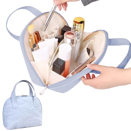 Fogukier Reisekosmetiktasche,Muschel-Design Kosmetik Aufbewahrungstasche - Wasserfester Organizer Für Badezimmer Geschäftsreisen Strandurlaub Freizeitreisen von Fogukier