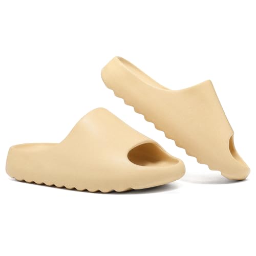 Foinledr Kinder Cozy cloud Slides Wolken Badelatschen, Weiche Rutschfeste EVA Badeschlappen für Mädchen Jungen, Sommer Dusch Cloudyzz Badeschuhe, Strand Hausschuhe, Sandale für Innen und Außen von Foinledr