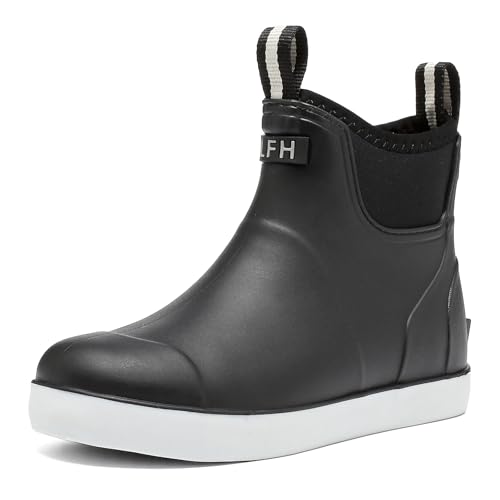 Foinledr Gummistiefel Damen Halbhoch, Wasserdicht Gefüttert Antirutsch Stiefel, Regenstiefel für Outdoor Gartenschuhe Foinledr Gummistiefel Damen Halbhoch, Wasserdicht Gefüttert Antirutsch Stiefel, Regenstiefel für Outdoor Gartenschuhe von Foinledr