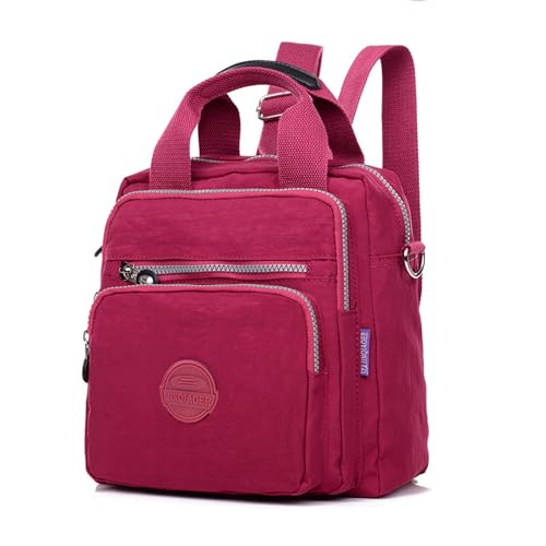 Foino Handtasche Damen Umhängetasche Lässige Rucksack Wasserdicht Designer Messenger Bag Mode Schultertasche Leichter Taschen Kuriertasche Rucksäcke von Foino