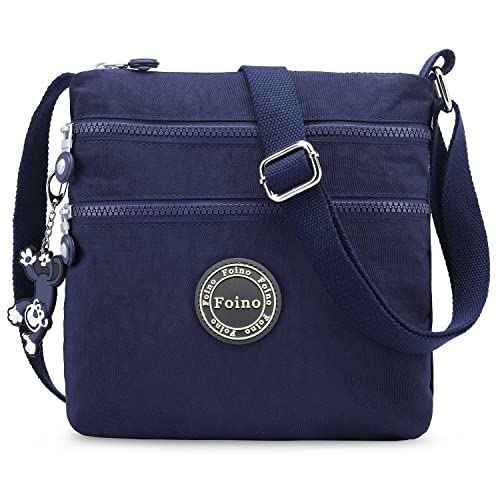 Foino Umhängetasche Damen Schultertasche Mode Kuriertasche Vintage Handtasche Lässige Taschen Reisetasche Leicht Strandtasche Sporttasche für Mädchen Büchertasche Design Messenger Bag von Foino