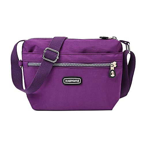 Foino Umhängetasche Damen Sehr Geräumig Schultertaschen Grosse Kapazität Reisetasche Leicht und Robust Seitentasche Mehrere Taschen für Reisen und den täglichen Gebrauch von Foino