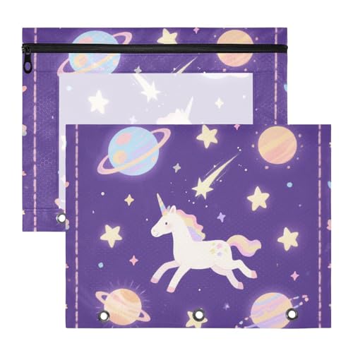 Foiosoh Federmäppchen, entzückende Aufbewahrungstasche für A4-Papier, Briefe, 2 Stück, Studenten, Schulbedarf, verträumtes Muster, Planet Foiosoh Federmäppchen, entzückende Aufbewahrungstasche für A4-Papier, Briefe, 2 Stück, Studenten, Schulbedarf, verträumtes Muster, Planet von Foiosoh