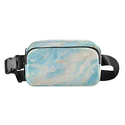 Foiosoh Gürteltasche für Herren und Damen, wasserdicht, mit verstellbarem Gurt, für Reisen, Laufen, Wandern, Weiß / Blaugrün, Weiß, Blaugrün, 1 size Foiosoh Gürteltasche für Herren und Damen, wasserdicht, mit verstellbarem Gurt, für Reisen, Laufen, Wandern, Weiß / Blaugrün, Weiß, Blaugrün, 1 size von Foiosoh