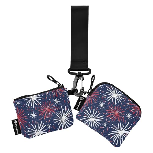 Foiosoh Line Firework Blue Damen Geldbörsen Kartenetuis Niedlich Mode Schlüsselanhänger Geldbörse Kleingeld Geldbörse mit Reißverschluss Münzfach für Damen Herren 2 Packungen, Linie Feuerwerk blau, 1 Foiosoh Line Firework Blue Damen Geldbörsen Kartenetuis Niedlich Mode Schlüsselanhänger Geldbörse Kleingeld Geldbörse mit Reißverschluss Münzfach für Damen Herren 2 Packungen, Linie Feuerwerk blau, 1 von Foiosoh