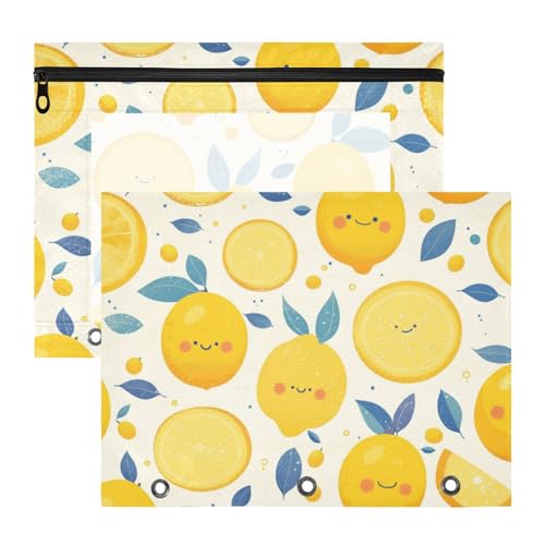 Foiosoh Vielzweck 3 Locher für 3 Ringe Binder 2 Pack Lehrer zurück zur Schule Gelb Zitrone Foiosoh Vielzweck 3 Locher für 3 Ringe Binder 2 Pack Lehrer zurück zur Schule Gelb Zitrone von Foiosoh