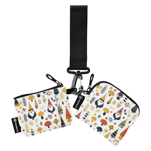 Foiosoh Zwerg Lustiges Muster Beige Damen Münztaschen Kartenhalter Mini Fashion Wristlet Wallet Schlüsselhalter mit Reißverschlusstasche für Damen Herren 2 Packungen, Lustiges Zwergmuster, beige, 1 Foiosoh Zwerg Lustiges Muster Beige Damen Münztaschen Kartenhalter Mini Fashion Wristlet Wallet Schlüsselhalter mit Reißverschlusstasche für Damen Herren 2 Packungen, Lustiges Zwergmuster, beige, 1 von Foiosoh