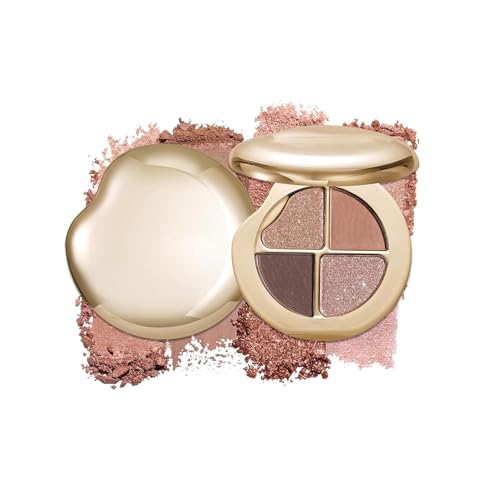 Glow Garderobe Eye & Cheek-Palette-Lidschatten- und Highlighter-Make-up, Erröten und Highlighter-Palette, Mischungen leicht, ganztägiger Verschleiß (04#) von Fokayo