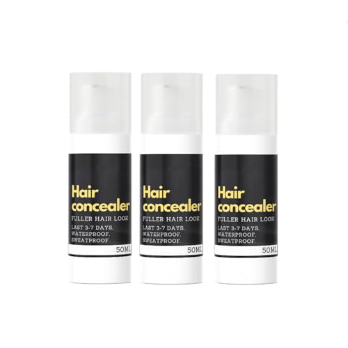 Hairfillup Haar-Concealer, schweißresistenter Haaransatz-Concealer, langanhaltender Concealer für Männer und Frauen, 50 ml (3Pcs) von Fokayo