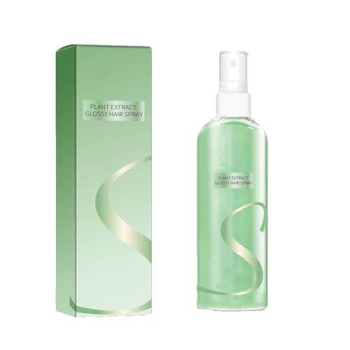 Leave-In-Haaröl Spray-Glättung, langlebiger Glanz, duftendes Haaröl-Parfümspray für Frauen, fügt Glanz zu und reduziert Kräusel, nahrhaft, feuchtigkeitsspendend (Green) von Fokayo