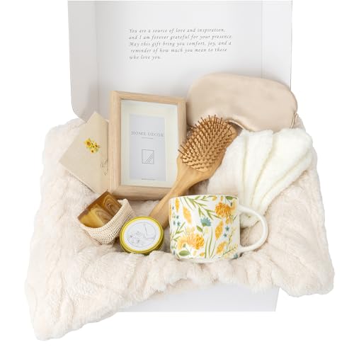 FoldifyZen Geburtstagsgeschenke für Frauen, gute Besserung, Pflegepaket für Frauen, Beileidsgeschenkkörbe mit Sonnenblumen-Kaffeetasse, Sonnenblumen-Muster, Geschenkbox zum Ausmalen als einzigartige FoldifyZen Geburtstagsgeschenke für Frauen, gute Besserung, Pflegepaket für Frauen, Beileidsgeschenkkörbe mit Sonnenblumen-Kaffeetasse, Sonnenblumen-Muster, Geschenkbox zum Ausmalen als einzigartige von FoldifyZen