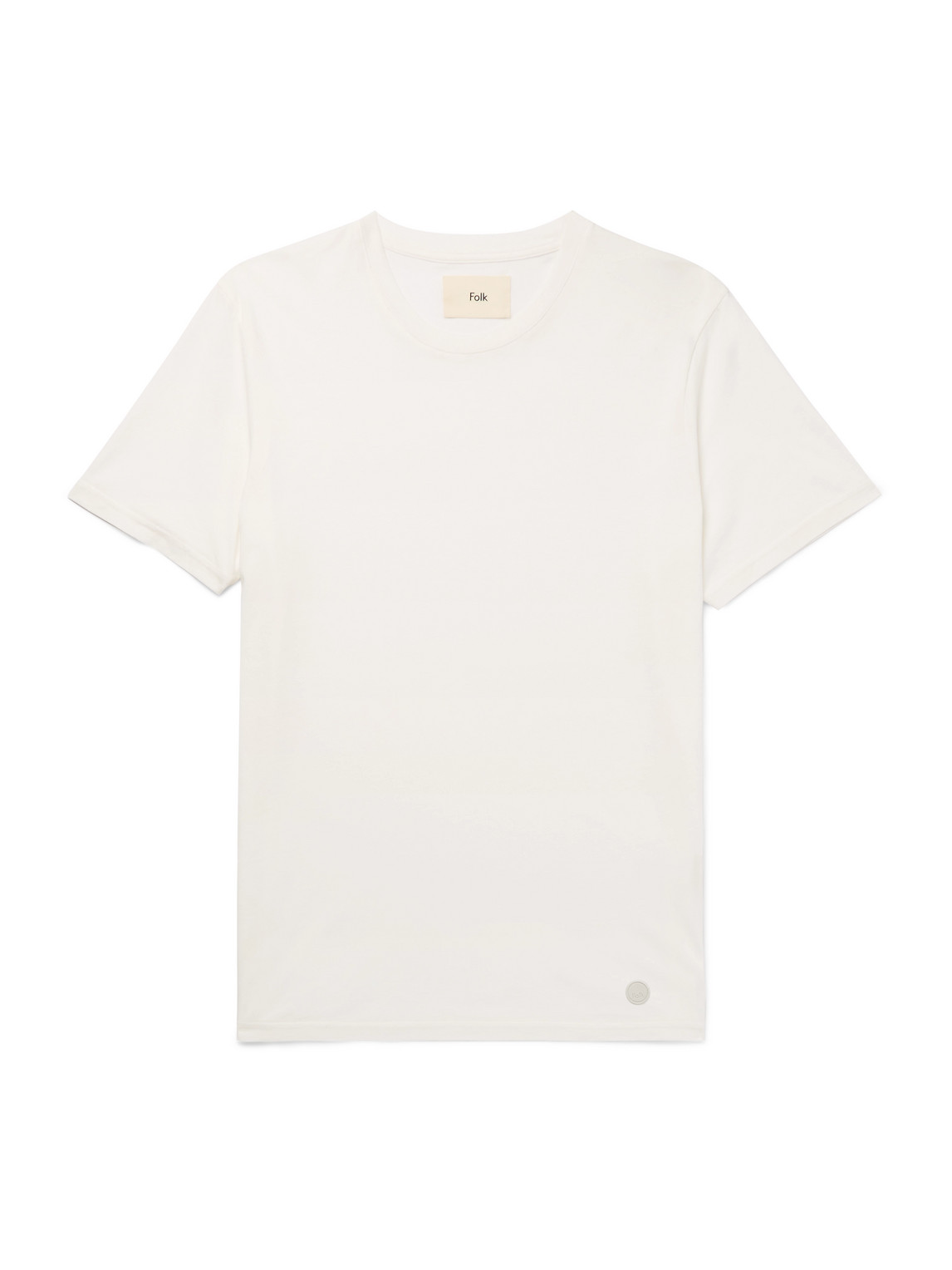Folk - Assembly Cotton-Jersey T-Shirt - Men - White - 6 Folk - Assembly Cotton-Jersey T-Shirt - Men - White - 6 von Folk