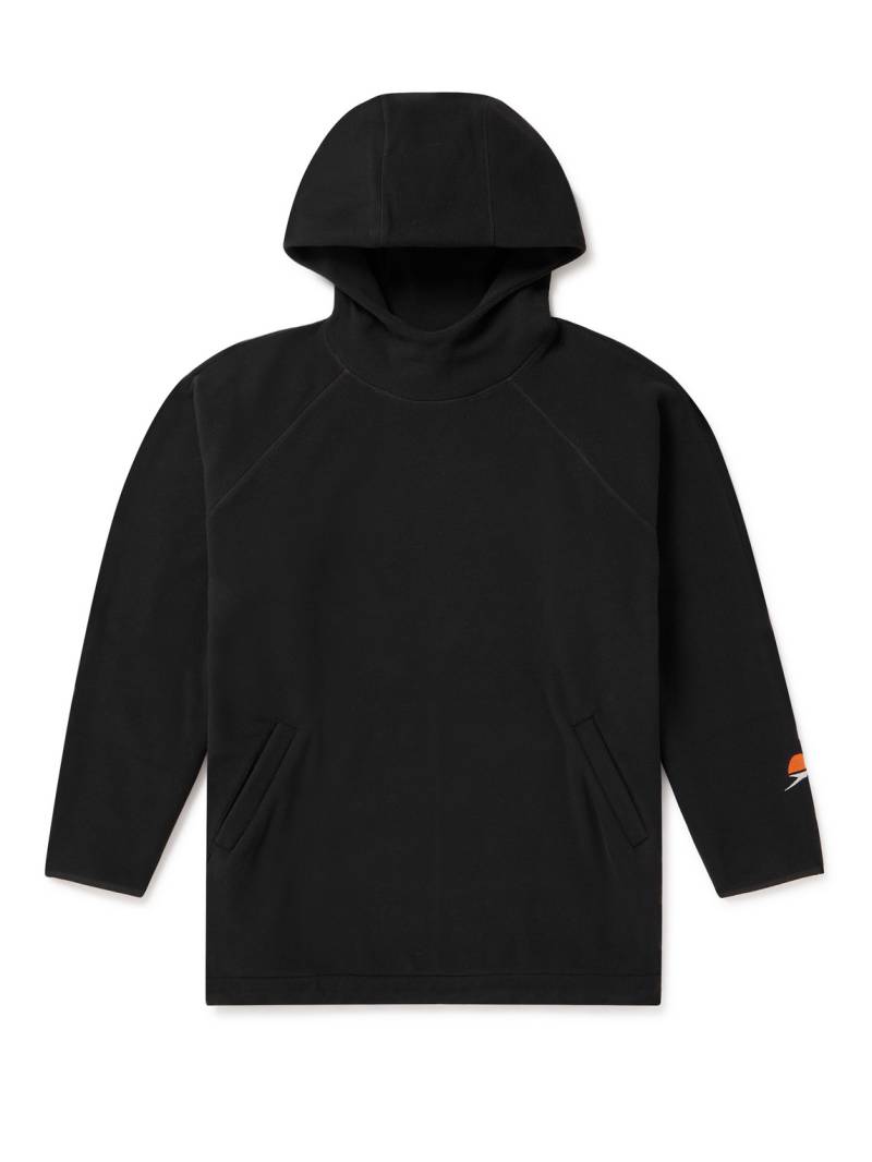 Folk - Speedo Logo-Embroidered Recycled-Fleece Hoodie - Men - Black - P/S von Folk