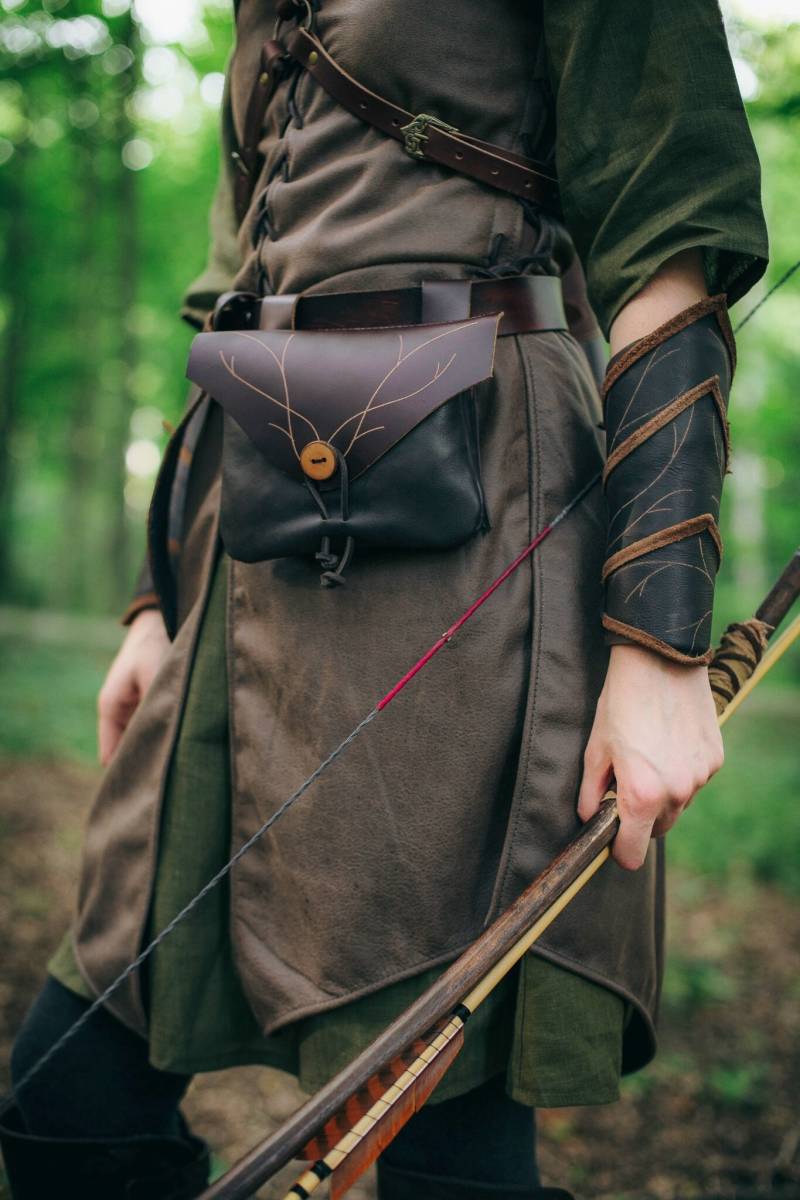 Gürteltasche, Leder Feen Gürteltasche - /F/ | Ab von FolkOfTheWood