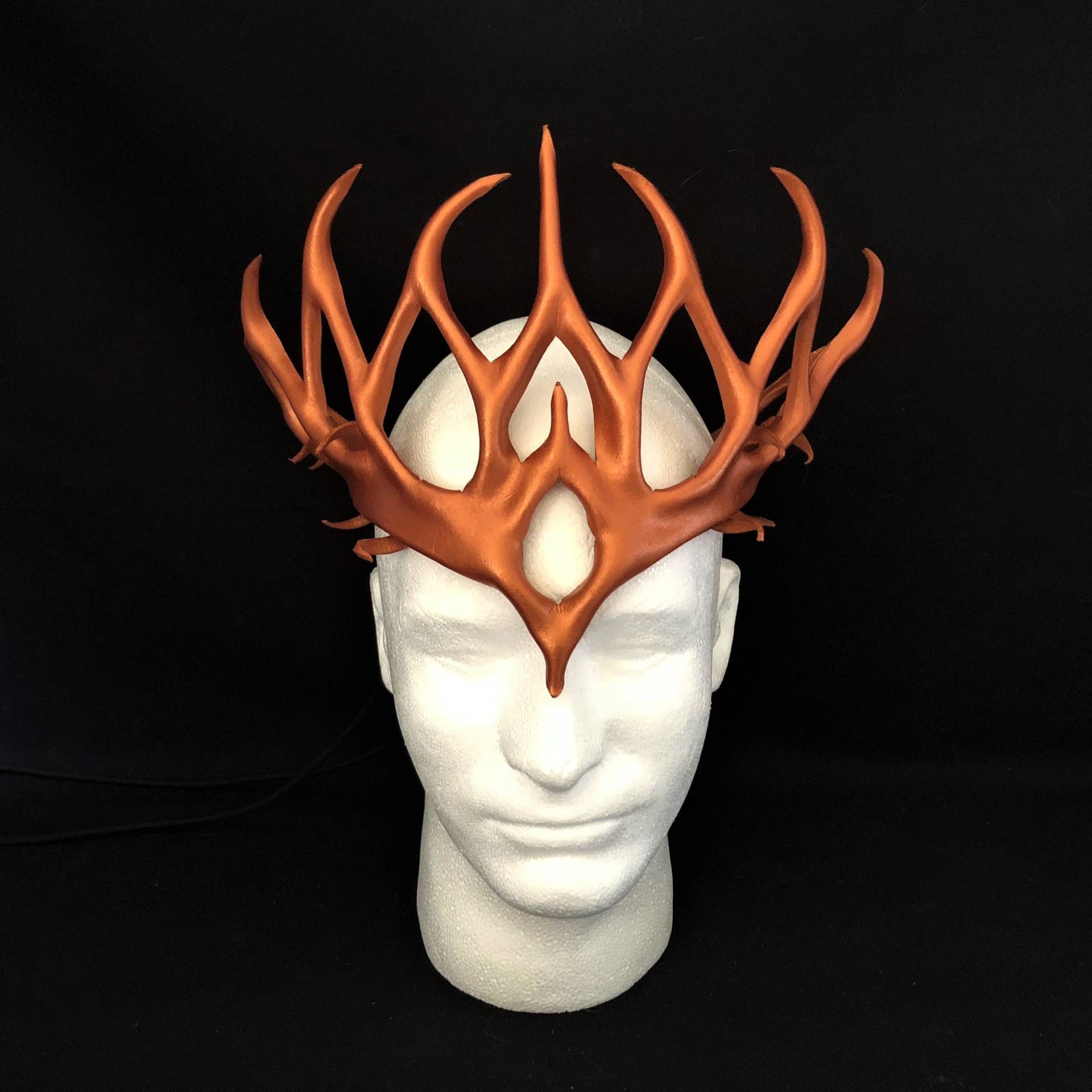 Elfen Krone Feenkönig Fantasy Feenkönigin Cosplay Leder Kopfschmuck Feenkostüm Renaissance Faire Elfen Krone Feenkönig Fantasy Feenkönigin Cosplay Leder Kopfschmuck Feenkostüm Renaissance Faire von FolorsFantasy