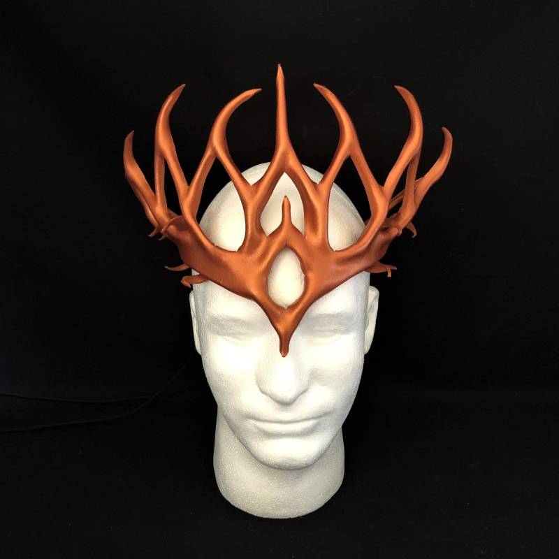 Elfen Krone Feenkönig Fantasy Feenkönigin Cosplay Leder Kopfschmuck Feenkostüm Renaissance Faire Elfen Krone Feenkönig Fantasy Feenkönigin Cosplay Leder Kopfschmuck Feenkostüm Renaissance Faire von FolorsFantasy