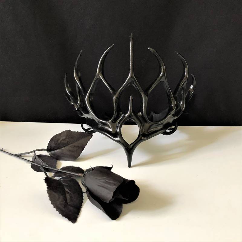 Leder Krone Der Dornen Fantasy Headpiece Evil Queen Renaissance Faire Kostüm Frauen, Festival Cosplay Accessoire Leder Krone Der Dornen Fantasy Headpiece Evil Queen Renaissance Faire Kostüm Frauen, Festival Cosplay Accessoire von FolorsFantasy