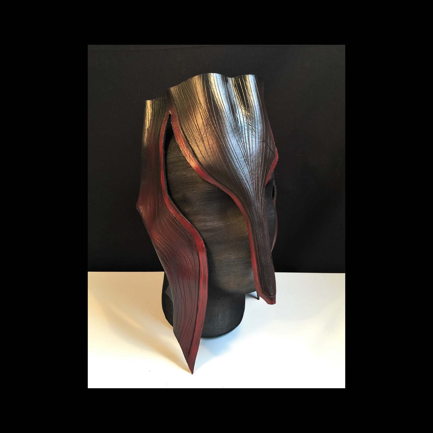 Leder Larp Helm Krieger Rüstung Renaissance Faire Fantasy Cosplay Headpiece, Science Fiction Alien Cosplay Kostüm, Made To Order Leder Larp Helm Krieger Rüstung Renaissance Faire Fantasy Cosplay Headpiece, Science Fiction Alien Cosplay Kostüm, Made To Order von FolorsFantasy
