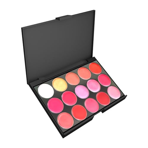 Folpus 15 Farben Lidschatten-Palette, Augen-Make-up-Paletten, Make-up-Paletten, hochpigmentiert, für Partys, Profis, täglichen Gebrauch, Anfänger von Folpus