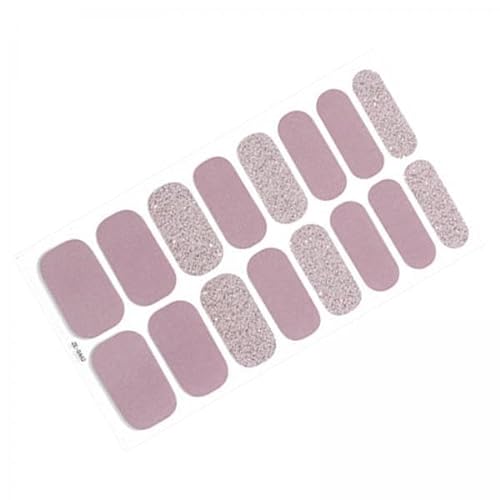 Folpus 2x 16 Stück Nagel Gel Nagellack Streifen, Nagelklebstoffe, Vollständig Deckende Nagelaufkleber für Frauen von Folpus