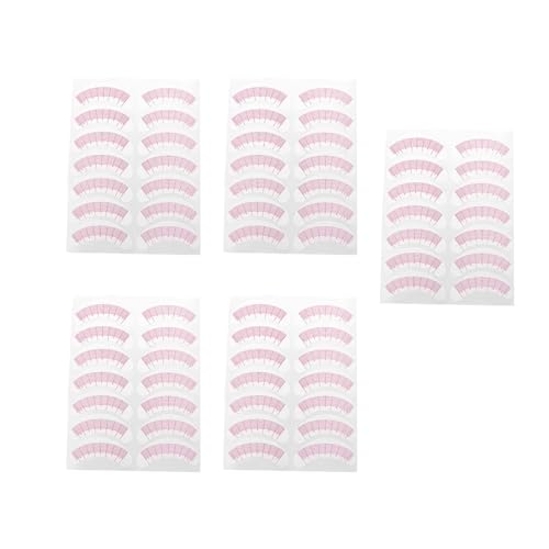 Folpus 5 Stück Wimpernverlängerungsaufkleber, 3D-Wimpernpads für unter die Augen, Beauty-Wimpernaufkleber-Papierpatches für Frauen und Mädchen von Folpus