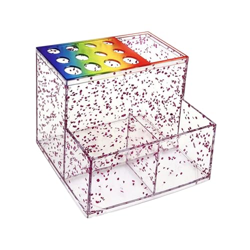 Folpus Friseurscherenhalter-Box, Salon-Organizer, Friseurscherenständer, Salon-Scherenhalter-Rack, für Clips, Kämme, Haarstyling Folpus Friseurscherenhalter-Box, Salon-Organizer, Friseurscherenständer, Salon-Scherenhalter-Rack, für Clips, Kämme, Haarstyling von Folpus