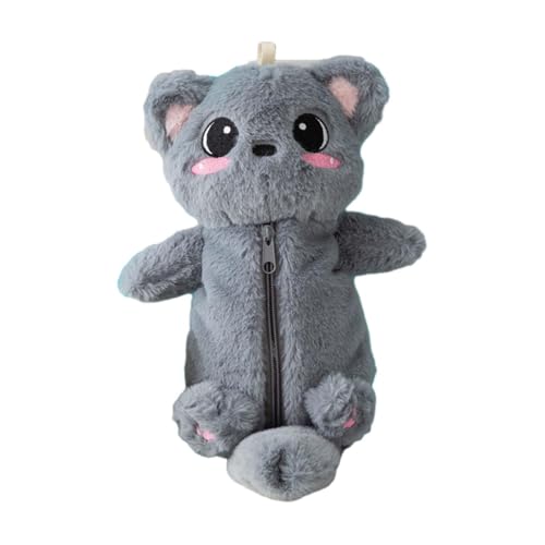 Folpus Plüsch-Federmäppchen, Make-up-Tasche, Plüsch-Schreibwarentasche, Stofftiertasche fürs Büro, Koala von Folpus